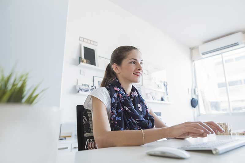 Ergonomisches Sitzen im Büro